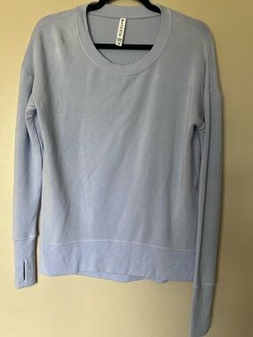 Athleta Pale Blue Crewneck Pullover